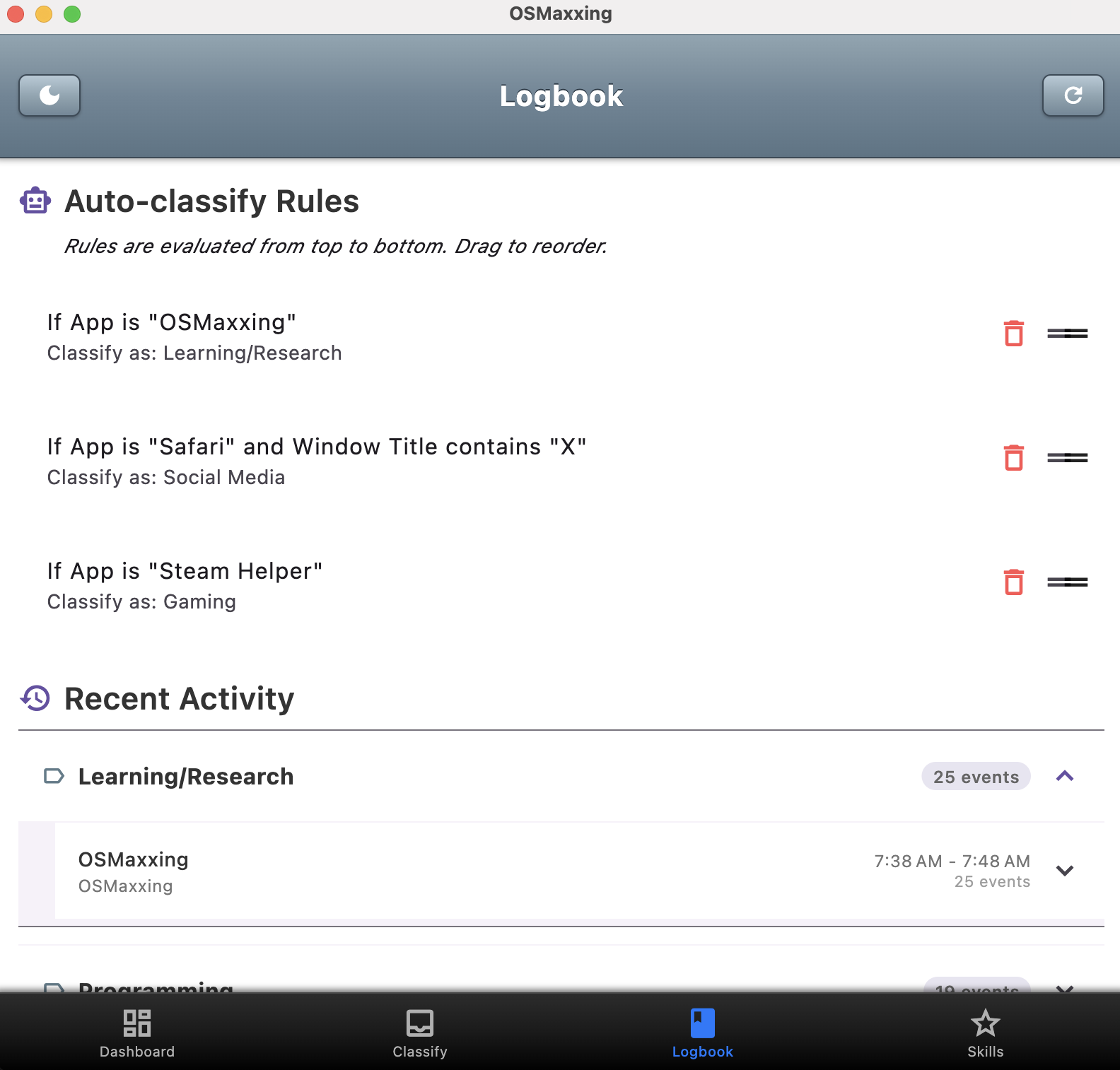 Automatic Tracking